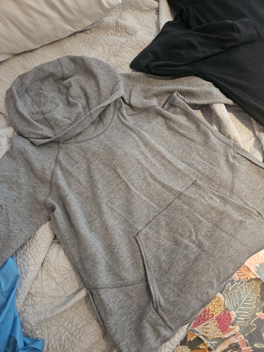 lululemon athletica Heather Gray Pullover Hoodie